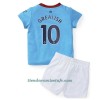 Conjunto (Camiseta+Pantalón Corto) Manchester City Grealish 10 Primera Equipación 2022-23 - Niño